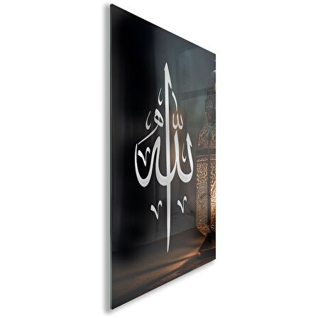 Dini Cam Tablo - Yatay Hat Sanatı - Dini Motif 08-006