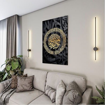 Dini Cam Tablo - Yatay Hat Sanatı - Dini Motif 10-006