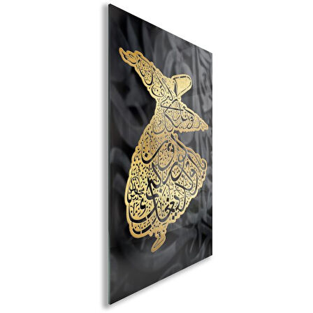Dini Cam Tablo - Yatay Hat Sanatı - Dini Motif 10-012