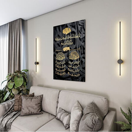 Dini Cam Tablo - Yatay Hat Sanatı - Dini Motif 10-026