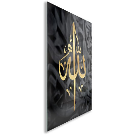 Dini Cam Tablo - Yatay Hat Sanatı - Dini Motif 10-038