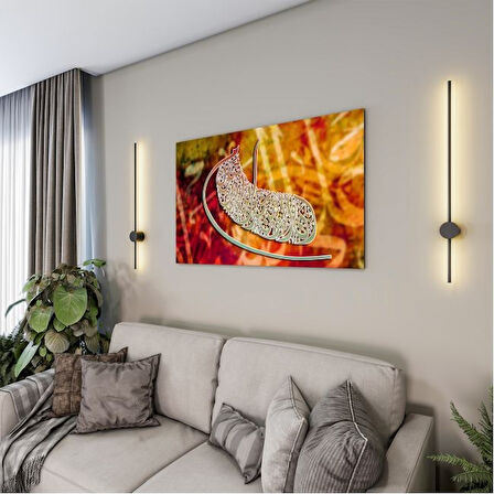 Dini Cam Tablo - Yatay Hat Sanatı - Dini Motif 11-018