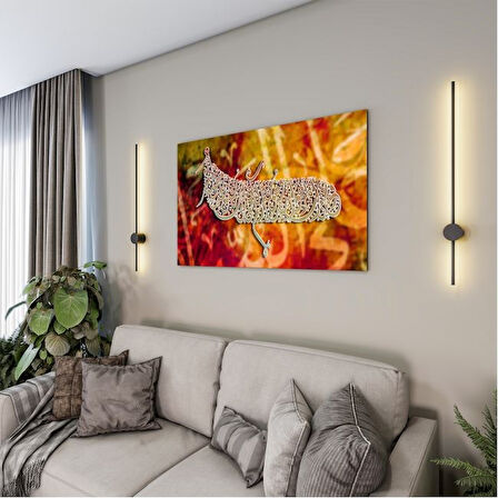 Dini Cam Tablo - Yatay Hat Sanatı - Dini Motif 11-019