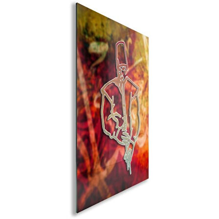 Dini Cam Tablo - Yatay Hat Sanatı - Dini Motif 12-034