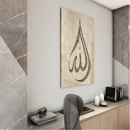 Dini Cam Tablo - Dini Motif - Yatay Motif 13-023