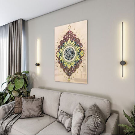 Dini Cam Tablo - Dini Motif - Yatay Motif 13-029