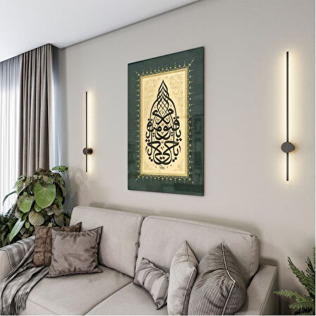 Dini Cam Tablo - Dini Motif - Yatay Motif 13-031