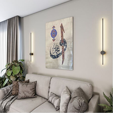 Dini Cam Tablo - Dini Motif - Yatay Motif 13-033