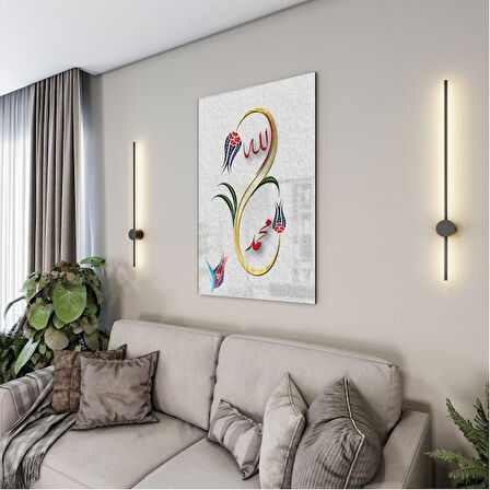 Dini Cam Tablo - Dini Motif - Yatay Motif 13-050