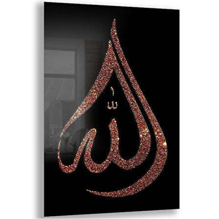 Dini Cam Tablo - Dini Motif - Yatay Motif 13-053