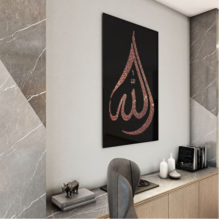 Dini Cam Tablo - Dini Motif - Yatay Motif 13-053