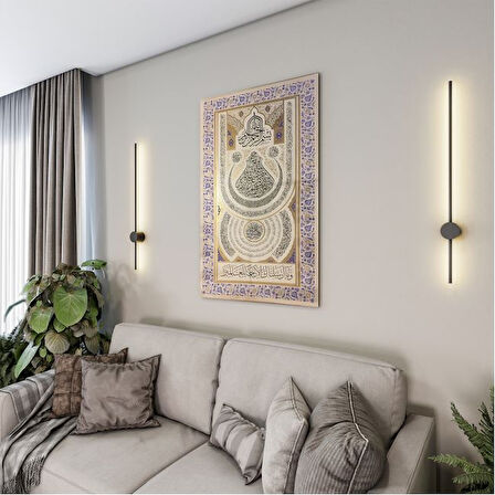Dini Cam Tablo - Dini Motif - Yatay Motif 13-055