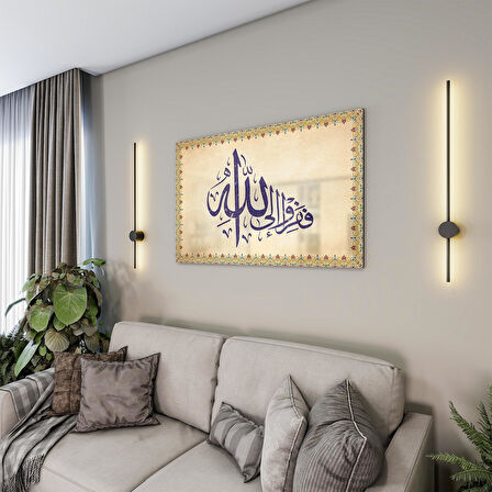 Dini Cam Tablo - Yatay Hat Sanatı - Dini Motif 14- 008