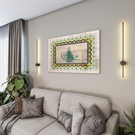 Dini Cam Tablo - Yatay Hat Sanatı - Dini Motif 16- 031