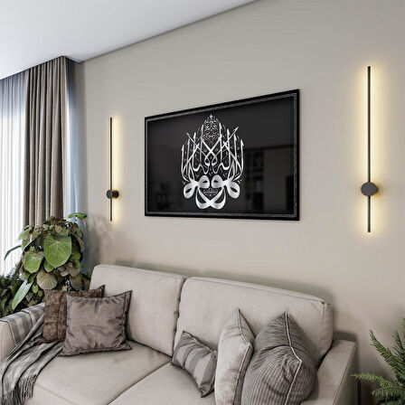 Dini Cam Tablo - Yatay Hat Sanatı - Dini Motif 19- 003