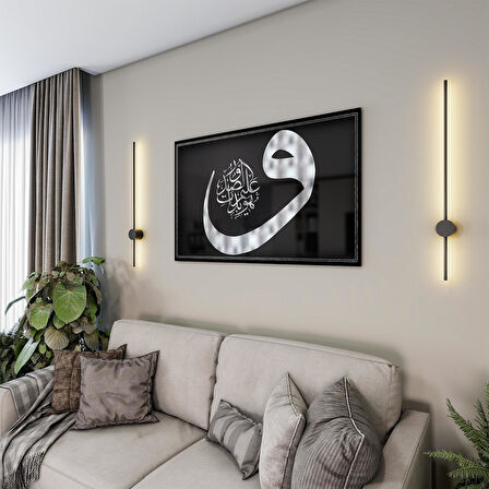 Dini Cam Tablo - Yatay Hat Sanatı - Dini Motif 19- 010