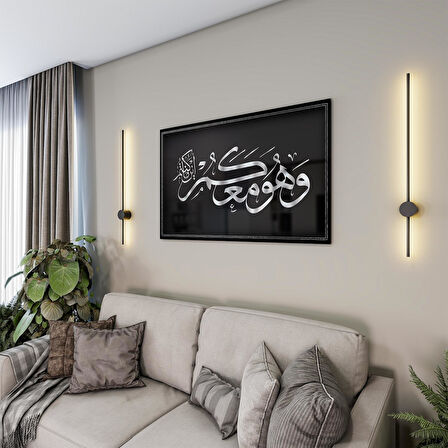 Dini Cam Tablo - Yatay Hat Sanatı - Dini Motif 19- 025