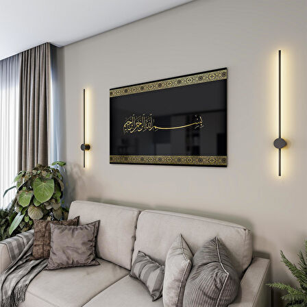 Dini Cam Tablo - Yatay Hat Sanatı - Dini Motif 20- 005