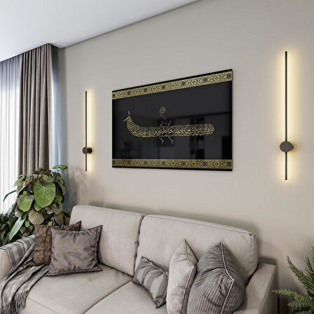 Dini Cam Tablo - Yatay Hat Sanatı - Dini Motif 20- 016