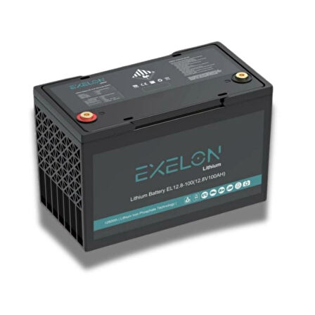 YNR SOLAR EXELON 12.8V 100A LİDYUM AKÜ