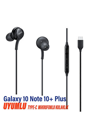 Samsung Note 10 Note 10+ Plus Uyumlu Type-C Mikrofonlu Kulaklık