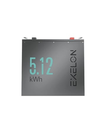 Exelon 51.2V 100Ah LiFePO4 Lityum Batarya 5.12kWh Bluetooth WiFi ELF5.12-PH