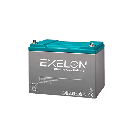 Exelon 12 Volt 100 Amper Jel Akü Derin Döngü Deep Cycle