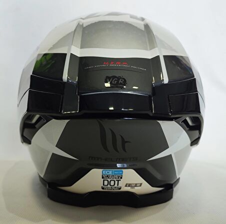 Mt Thunder 4SV Exeo C2 Pearl İç Güneş Vizörlü Kask Gri - Siyah M