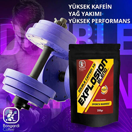  Explosion Blend 2 Kat Kafeinli Çekirdek Kahve 200 g