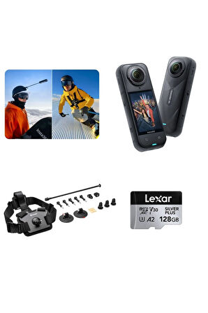 X5 Aksiyon Kamerası - Kayak Kiti 128 GB