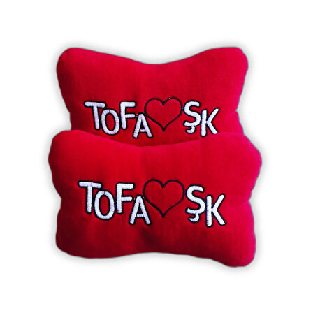 Tofaş Şahin Doğan Kartal Kırmızı Yüksek Torpido Koruma Halısı / Kırmızı Polar Yastık Oto Aksesuar