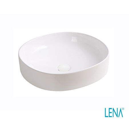 LENA TEZGAHÜSTÜ LAVABO EY-4711 BEYAZ