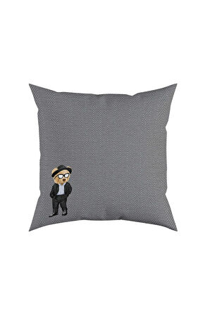 Suit Teddy Kadife Yastık/Kırlent (DOLGU BONCUK ELYAF ULUSLARARASI YIKAMA VE SOLMAMA SERTİFİKASI)