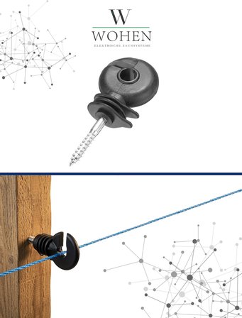 Ekonomik Paket, Güçlendirilmiş Çit Makinesi Seti, 100 İzolatör, 1000 m ip