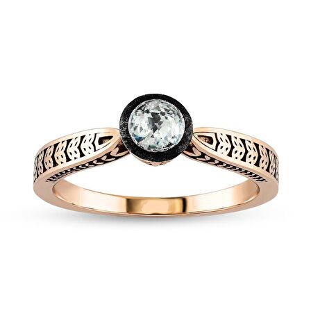 0.11 Ct Elmas Yüzük EY33