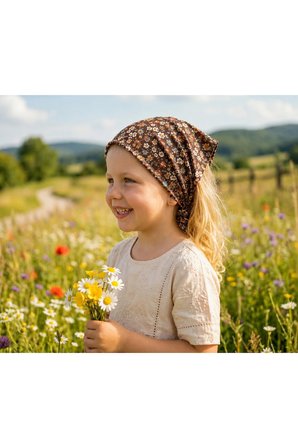 KIZ ÇOCUK BANDANA %100 PAMUK YAKMAZ-TERLETMEZ-KAYMAZ YAZLIK BANDANA FULAR (45*45 CM)