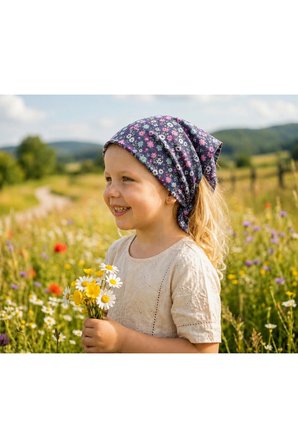 KIZ ÇOCUK BANDANA %100 PAMUK YAKMAZ-TERLETMEZ-KAYMAZ YAZLIK BANDANA FULAR (45*45 CM)
