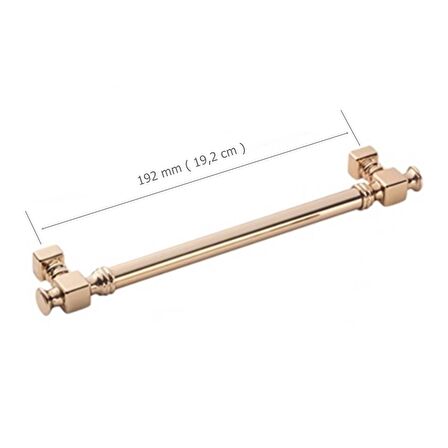 Doğanlar Dragon 192 mm Mobilya Kulp Albrifin