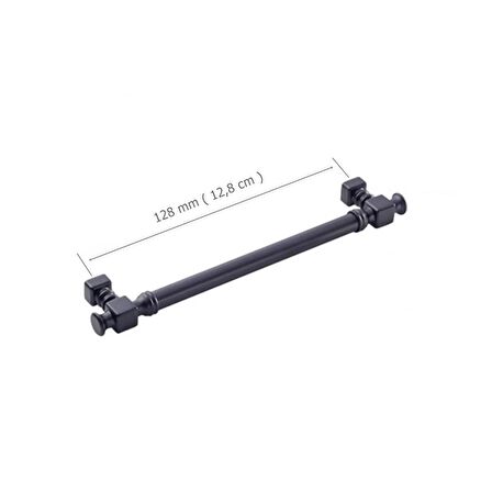 Doğanlar Dragon 128 mm Mobilya Kulp Mat Siyah 