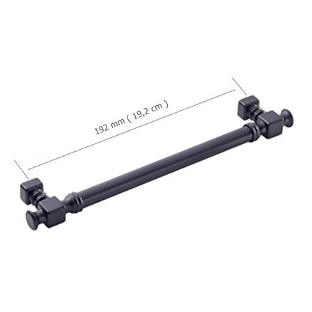 Doğanlar Dragon 192 mm Mobilya Kulp Mat Siyah 