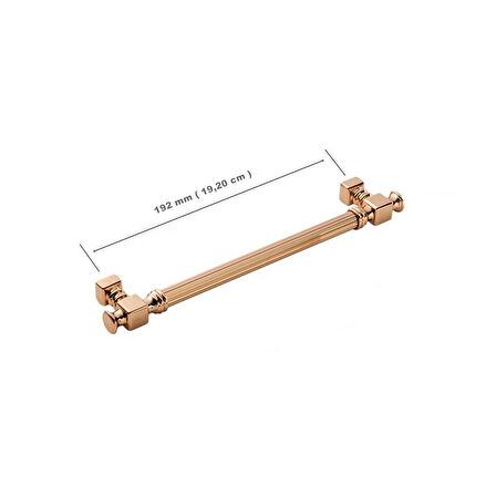 Doğanlar AL-344 192 mm Mobilya Kulp Albrifin