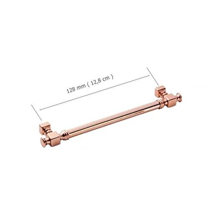 Doğanlar Dragon 128 mm Mobilya Kulp Süper Rose Bronz