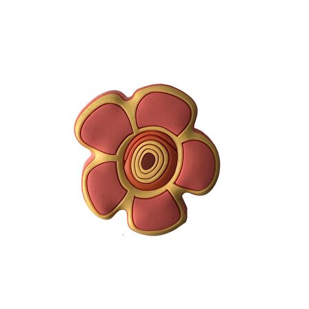 5 Adet Çocuk Odası Mobilya Kulp Dolap Düğme Yavruağzı Papatya