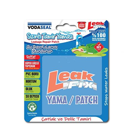 Vodaseal Leak Fix Sızıntı Tamir Yaması 100 x 100 mm 2 li