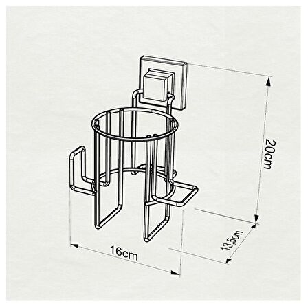 Tekno Tel EF-262 Yapışkanlı Saç Kurutma Makinası Aparatı Siyah