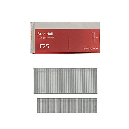 Havalı Tabanca Çivisi Başlı F25 - 25 mm
