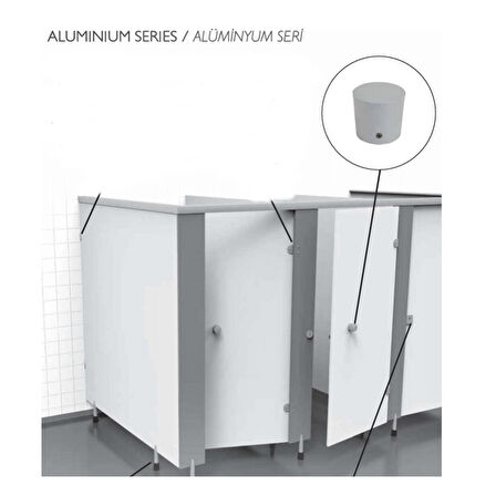 Tempo Islak Hacim Kabin Kapı Tokmağı Kulp 13-18 mm