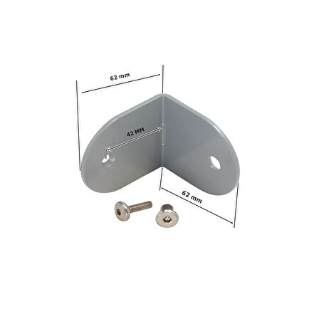 Tempo Islak Hacim Kabin L Bağlantı Elemanı Alüminyum