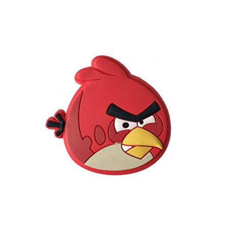 5 Adet Çocuk Odası Mobilya Kulp Dolap Düğme Angry Bird Kırmızı