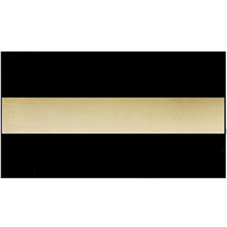 20 mm x 2800 mm Mat Altın Sibu Aynalı Pleksi Şerit Mobilya Süsü
